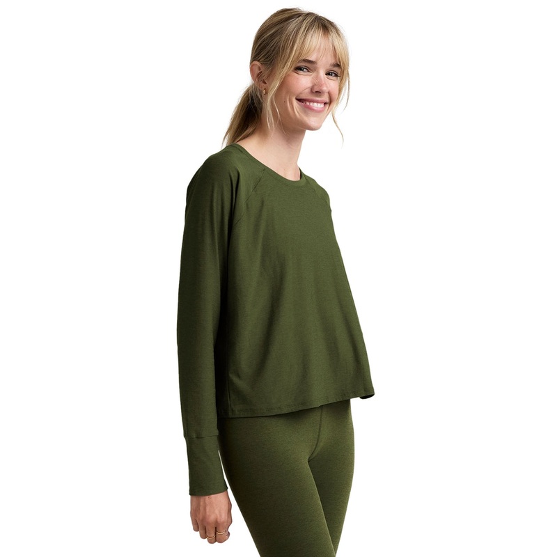 Featherweight Daydreamer Pullover – Army Green Heather