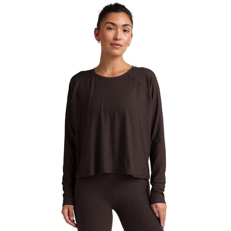 Featherweight Daydreamer Pullover – Dark Chocolate Heather