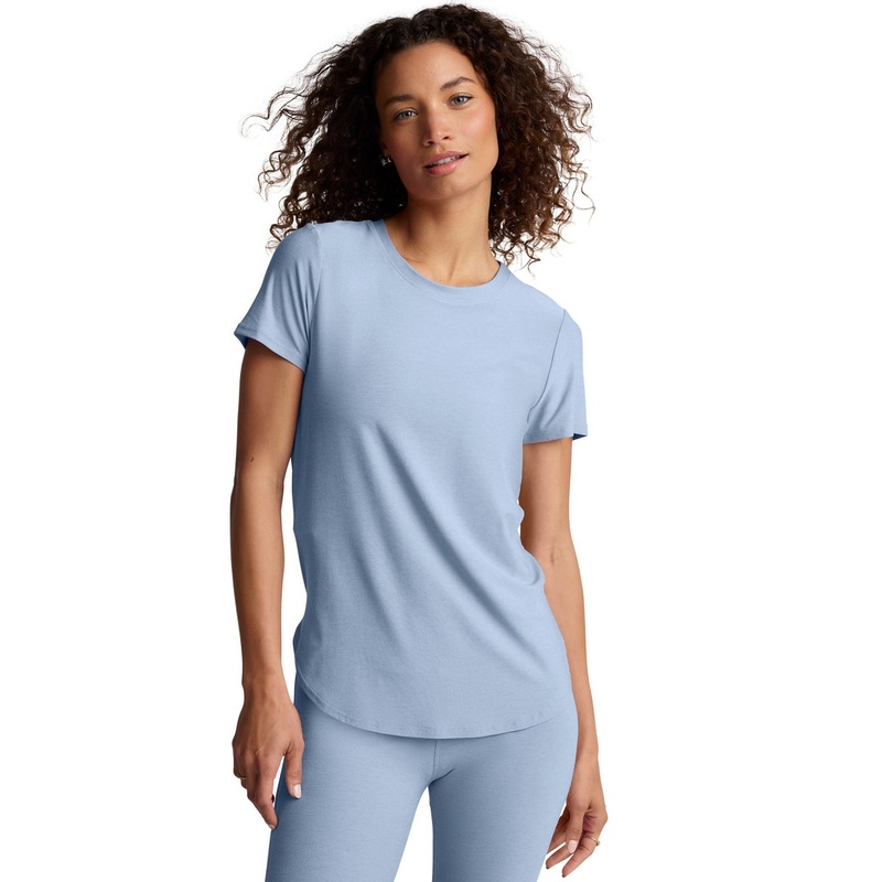 Featherweight On The Down Low Tee – Blue Zen Heather
