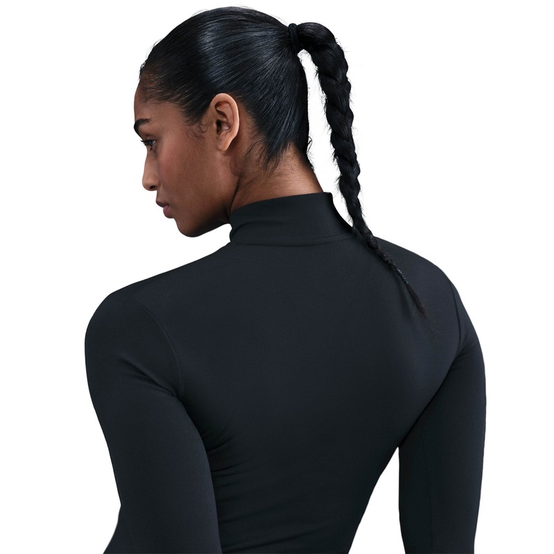 One Fitted Dri-FIT Full-Zip Jacket – Black/White