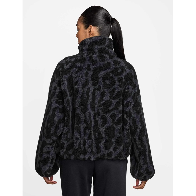 Sportswear High-Pile Fleece Jacket – Black/Black/Sail