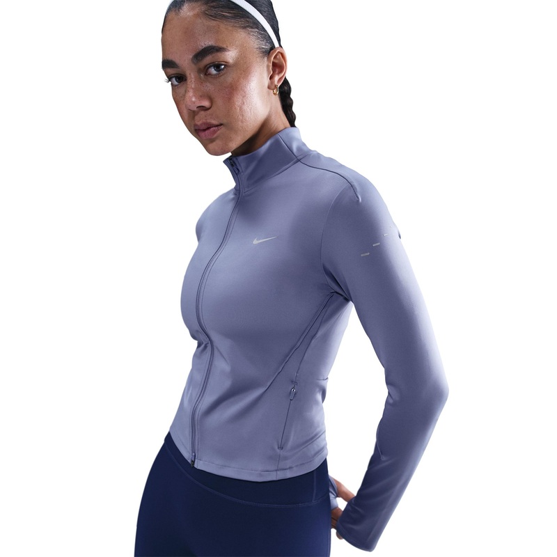 Swift Dri-FIT Full-Zip Running Mid Layer – World Indigo/Reflective Silver