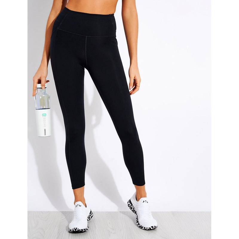 High Waisted 7/8 Pocket Legging – Black
