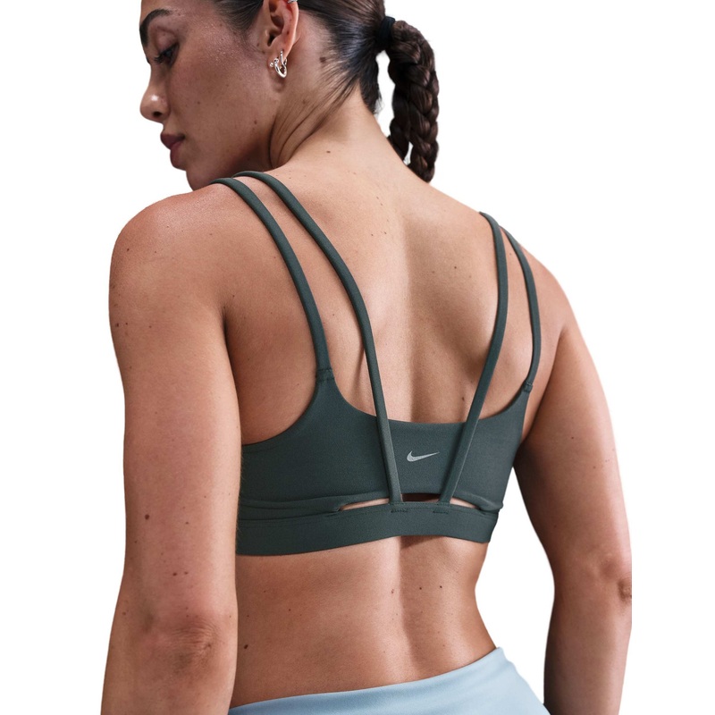 Zenvy Strappy Sports Bra – Seaweed/White