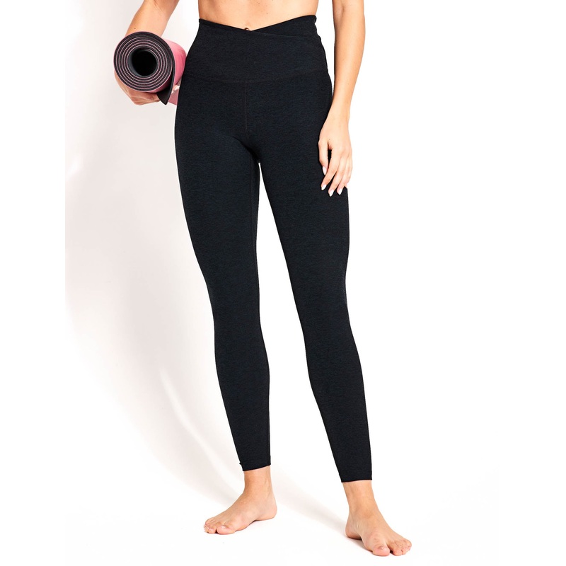 Spacedye At Your Leisure High Waisted Midi Legging – Darkest Night