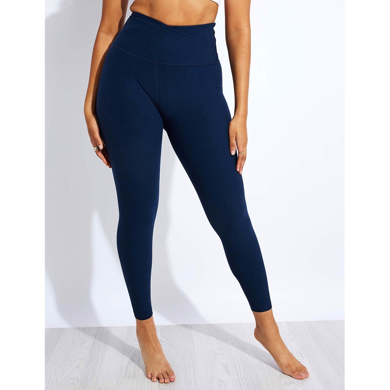 Spacedye At Your Leisure High Waisted Midi Legging – Nocturnal Navy