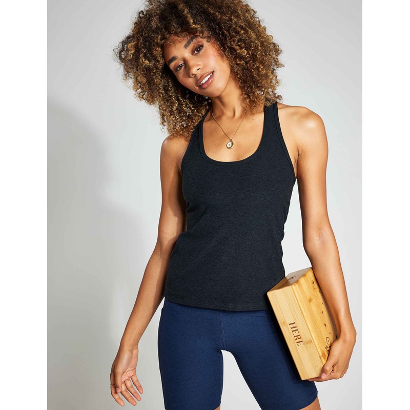 Spacedye Step Up Racerback Tank – Darkest Night