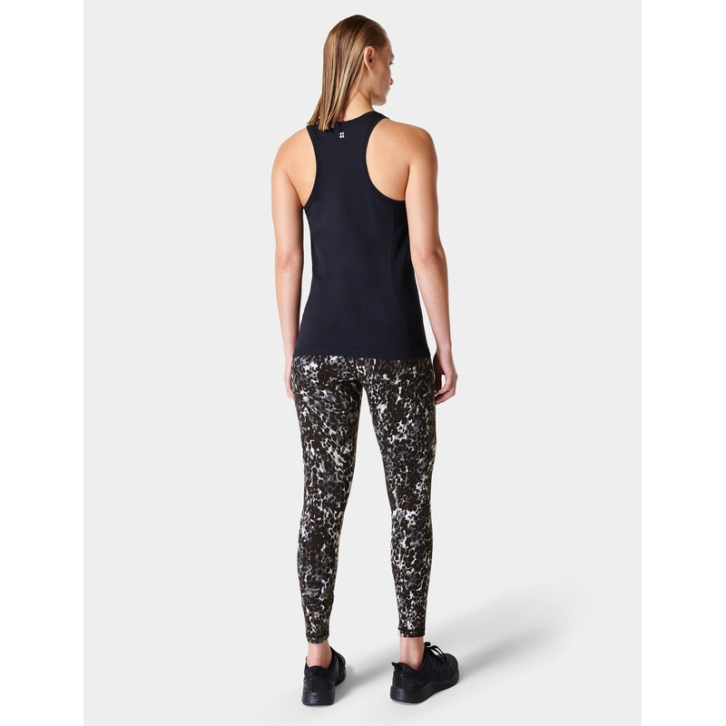 Athlete Seamless Gym Vest – Black