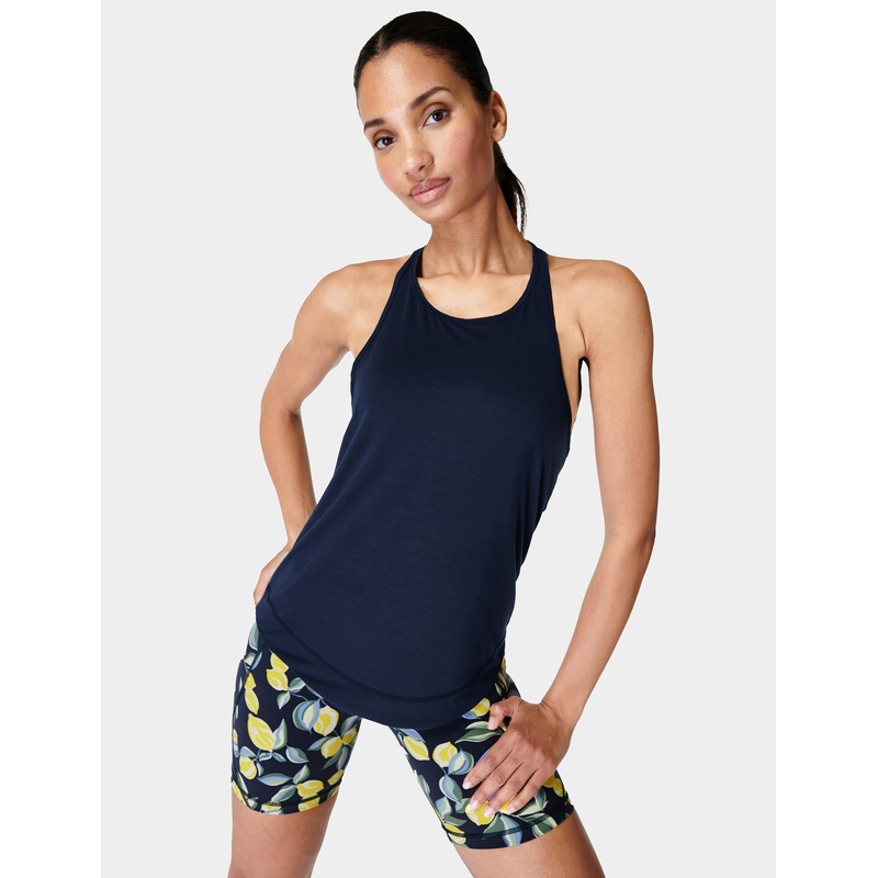 Breathe Easy Run Vest – Navy Blue