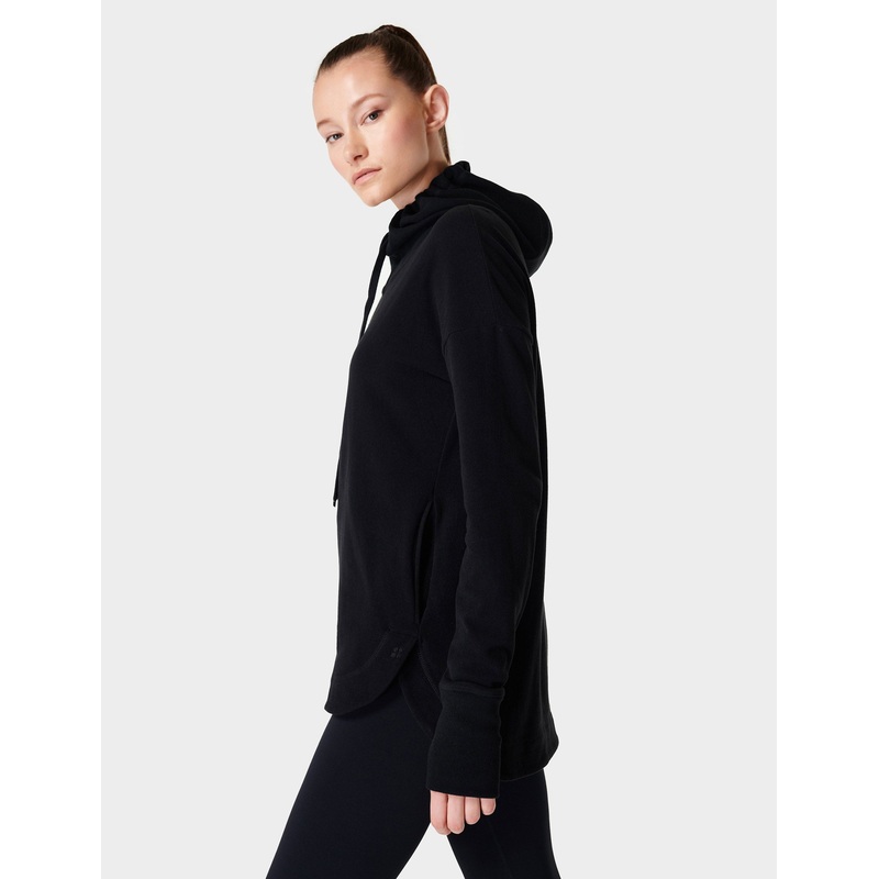 Escape Italian Fleece Hoody – Black