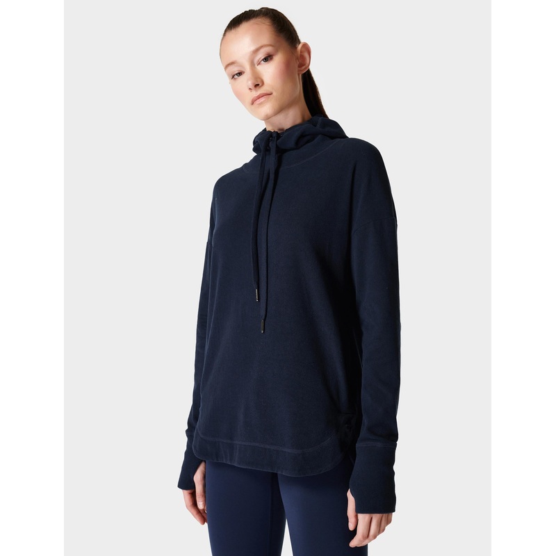 Escape Italian Fleece Hoody – Navy Blue