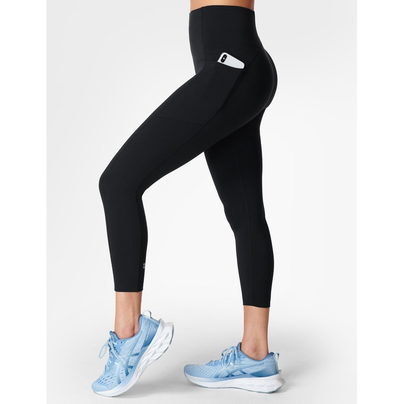 Power UltraSculpt High Waisted Gym 7/8 Leggings – Black