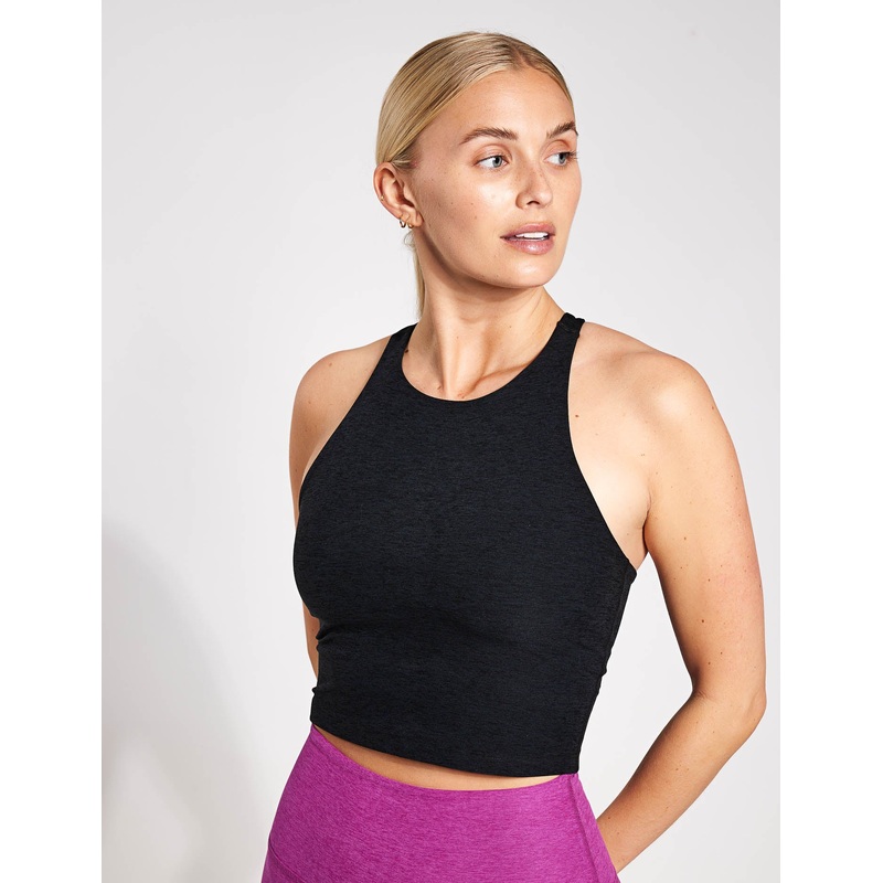 Spacedye Refocus Cropped Tank – Darkest Night