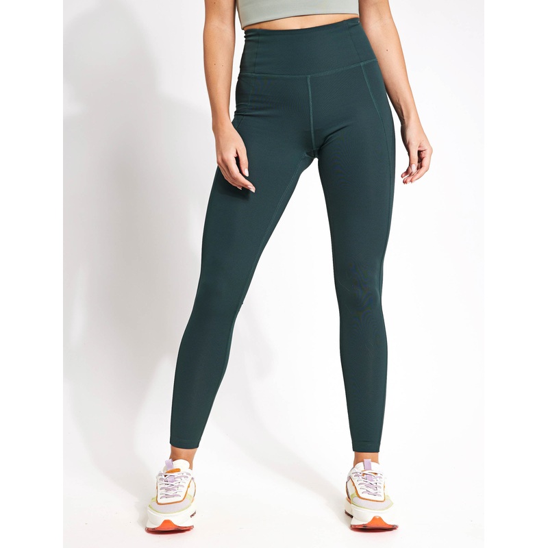 Compressive High Waisted Legging – Moss