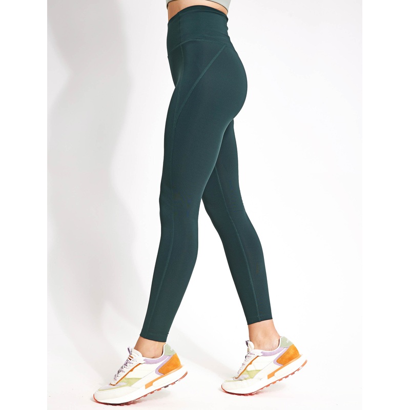 Compressive High Waisted Legging – Moss