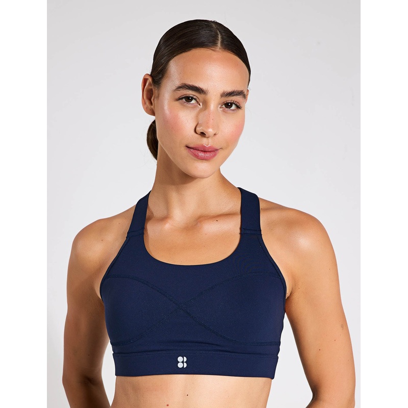 Power Medium Support Sports Bra – Navy Blue