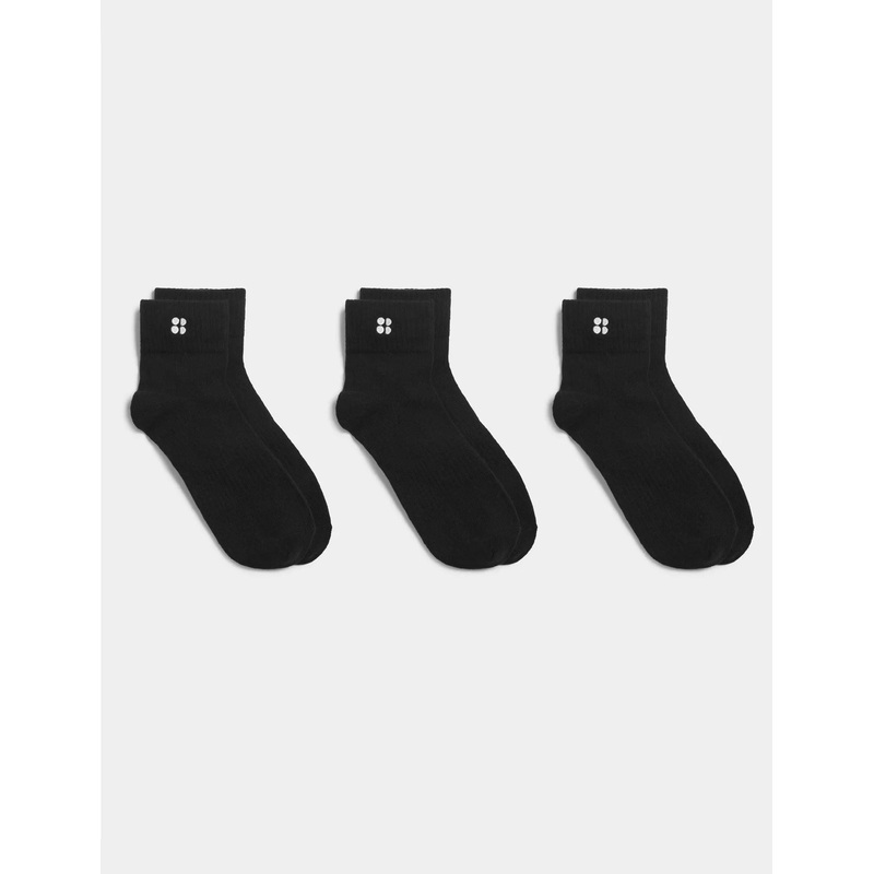 Essentials Mid 3 Pack – Black