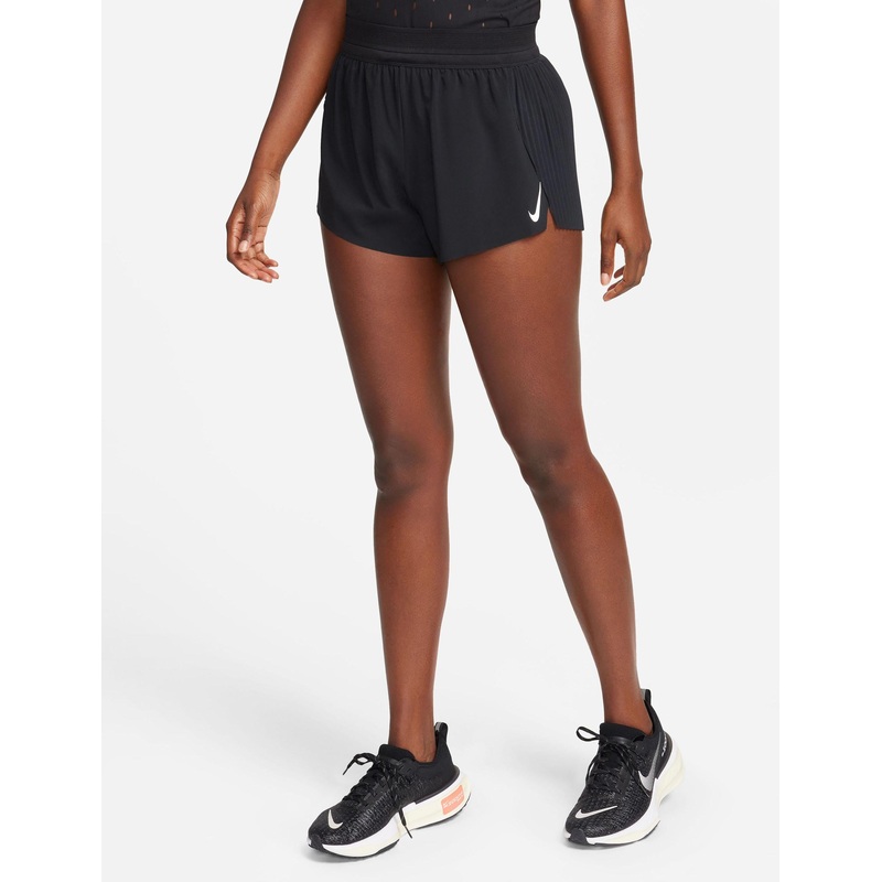 AeroSwift Dri-FIT ADV 3″ Running Shorts – Black/White