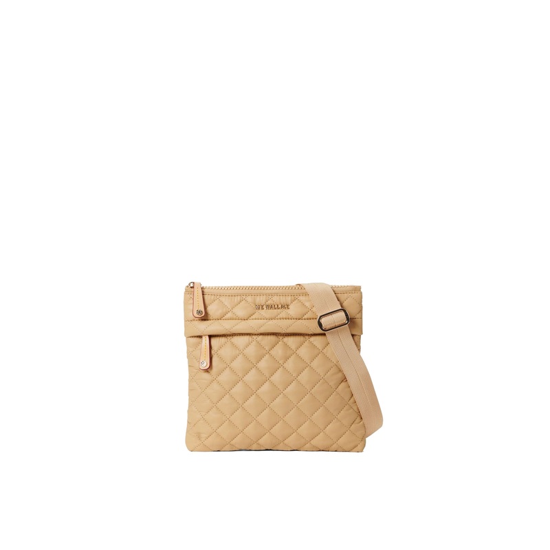 Metro Flat Crossbody – Camel