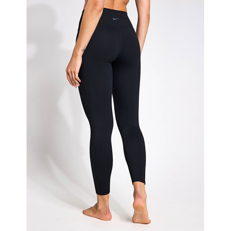 One High Waisted 7/8 Leggings with Pockets – Black