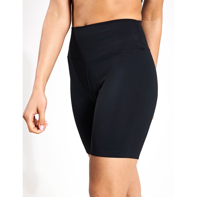 One High Waisted 8″ Biker Shorts – Black