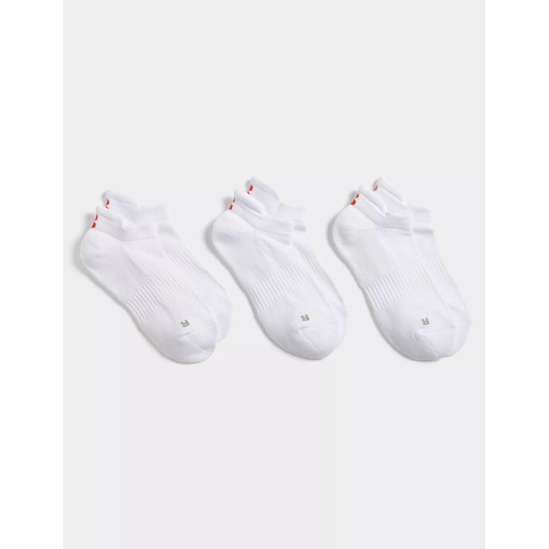 Workout Trainer Socks 3 Pack – White