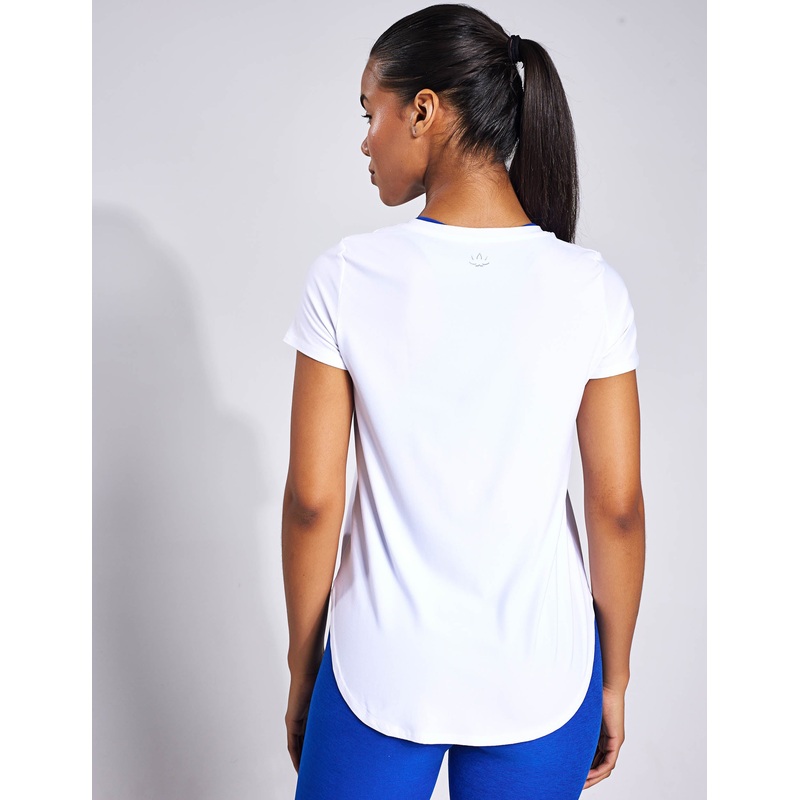 Featherweight On the Down Low Tee – Cloud White