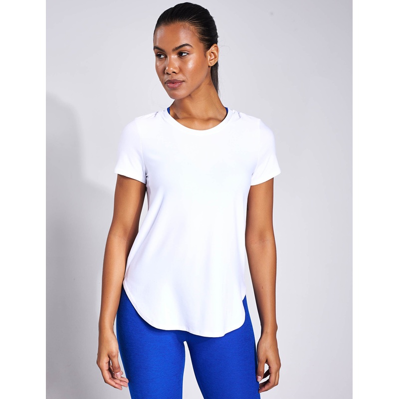 Featherweight On the Down Low Tee – Cloud White