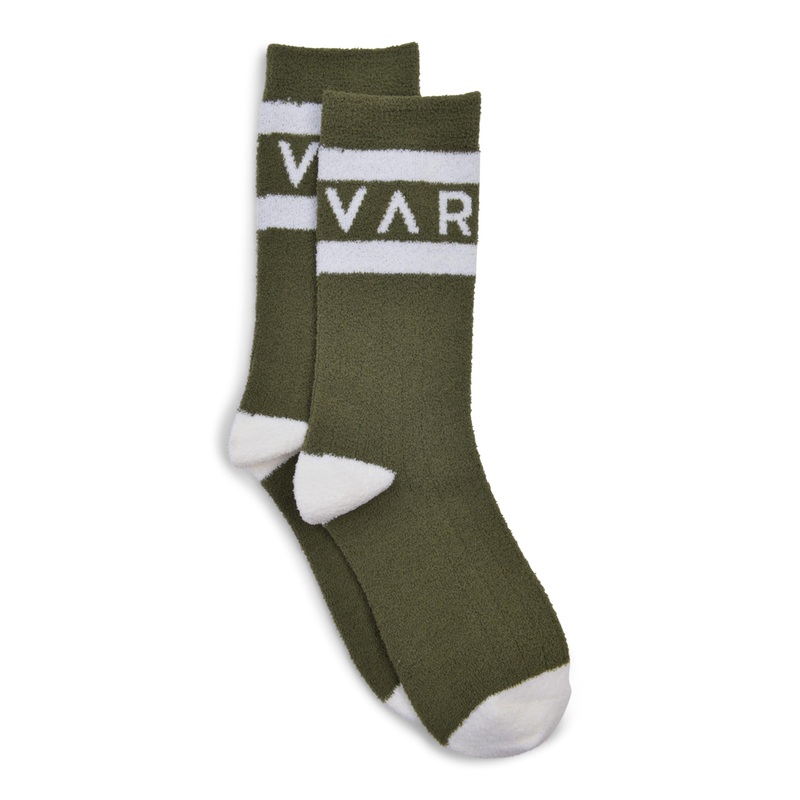 Spencer Sock – Dark Olive/Egret