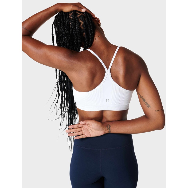 Spirit Restored Yoga Bra – White