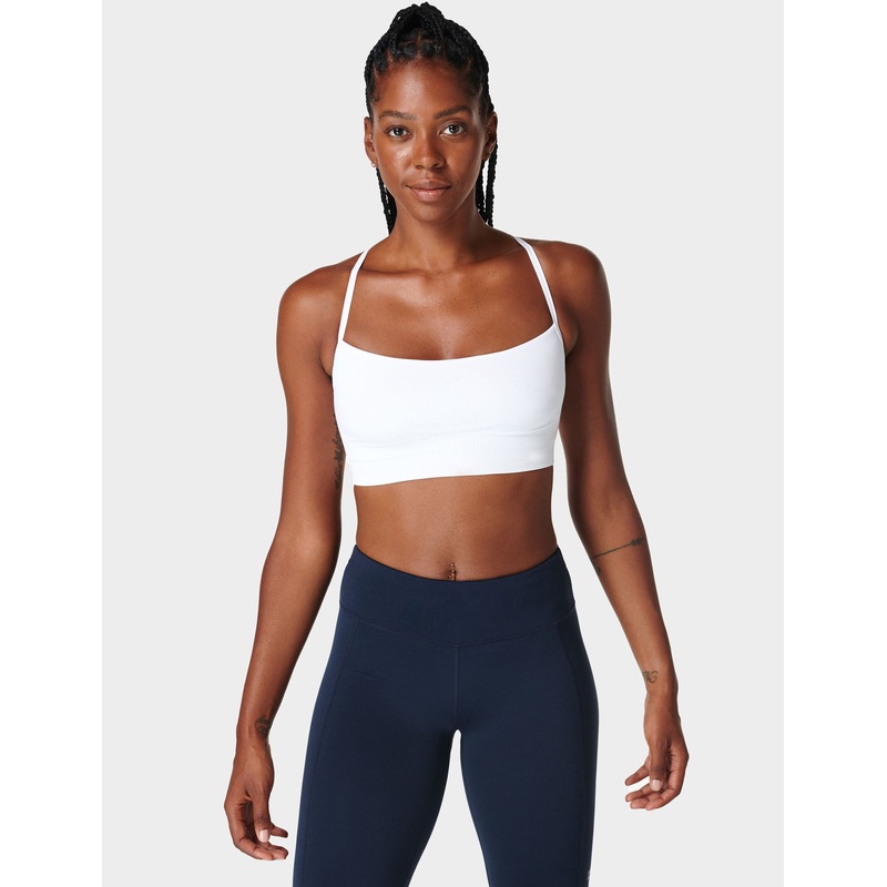 Spirit Restored Yoga Bra – White