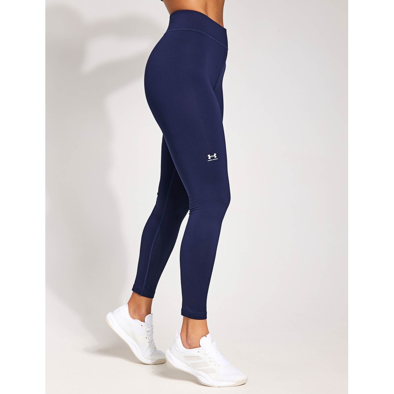 ColdGear Leggings – Midnight Navy/White