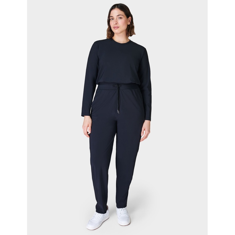 Explorer Long Sleeve Jumpsuit – Black