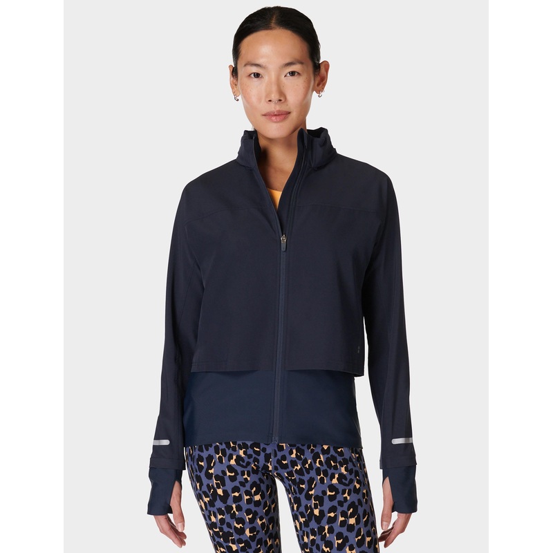 Fast Track Running Jacket – Navy Blue
