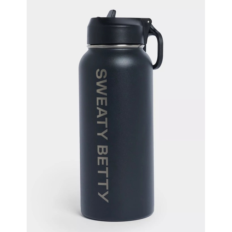 Keep It Chill Straw Water Bottle 950ml – Black