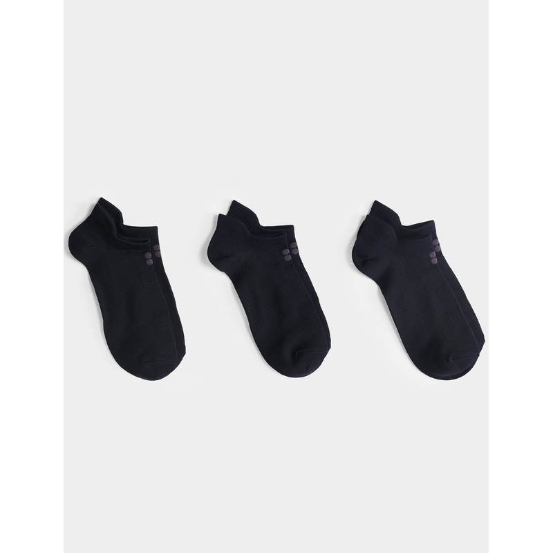 Lightweight Trainer Socks 3 Pack – Black