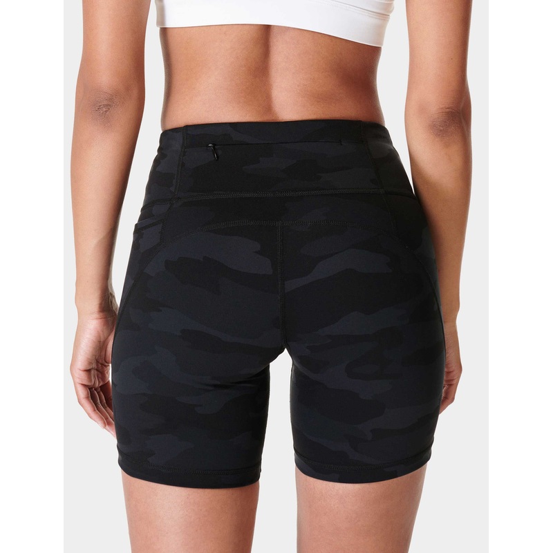 Power 6″ Cycling Shorts – Ultra Black Camo Print