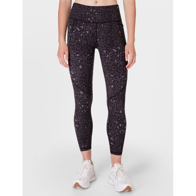 Power 7/8 Gym Leggings – Black Luxe Leopard Print