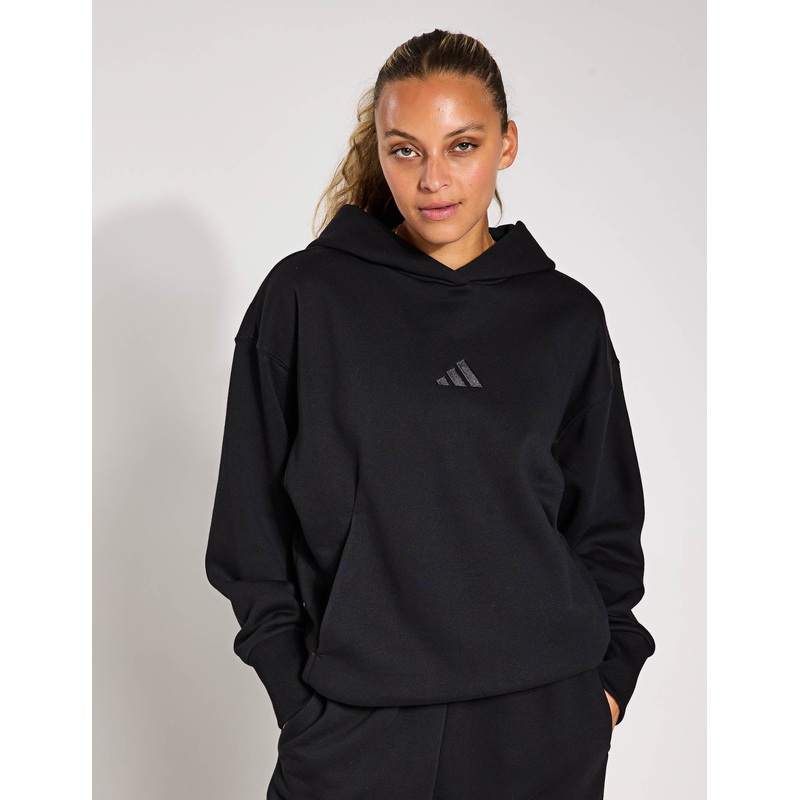 ALL SZN Fleece Loose Hoodie – Black
