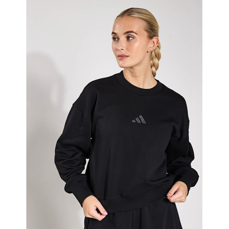 ALL SZN Fleece Loose Sweatshirt – Black