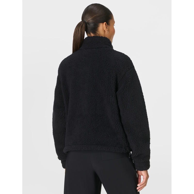 Canyon Fleece Zip Up – Black