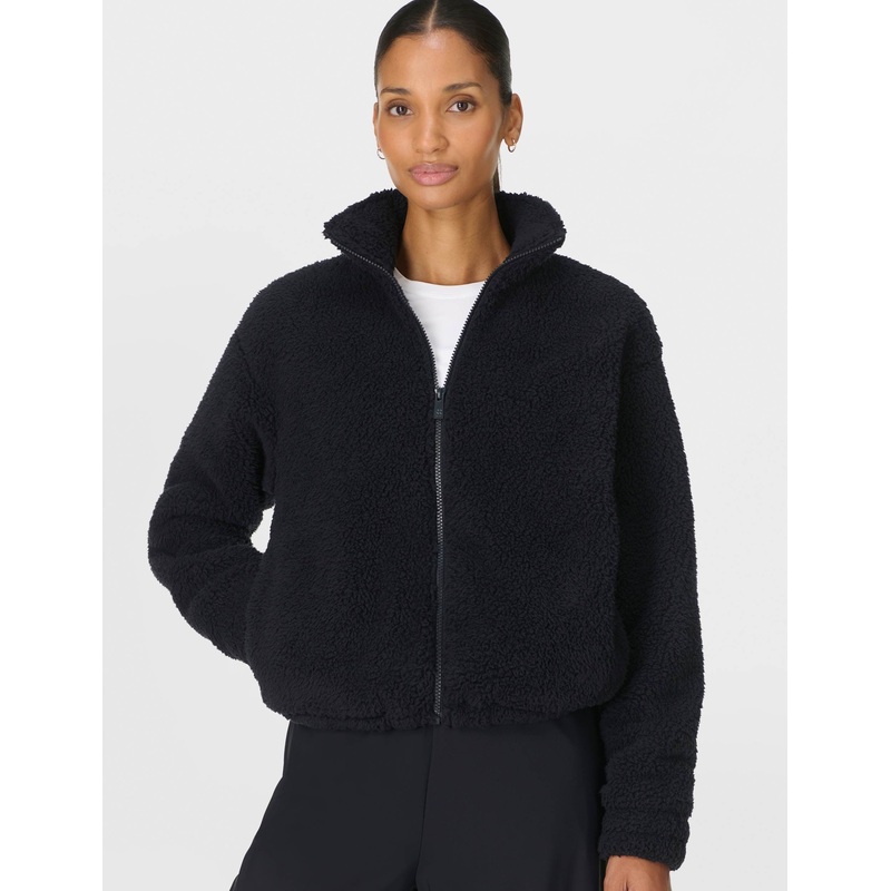 Canyon Fleece Zip Up – Black