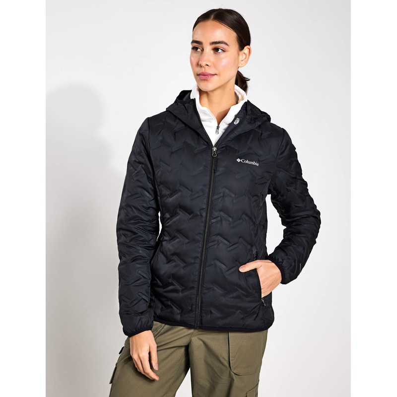 Delta Ridge II Down Hooded Jacket – Black