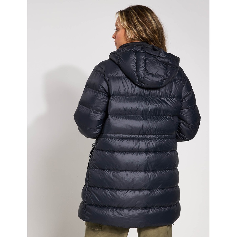 Harmony Falls Hooded Mid Down Jacket – Black