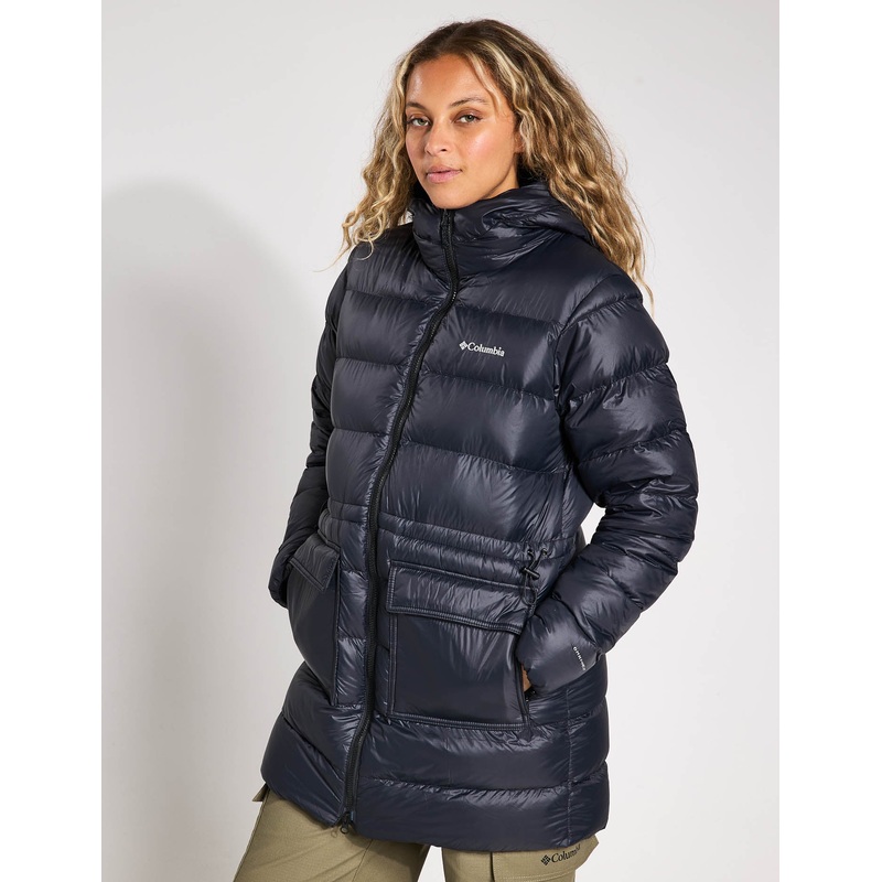 Harmony Falls Hooded Mid Down Jacket – Black