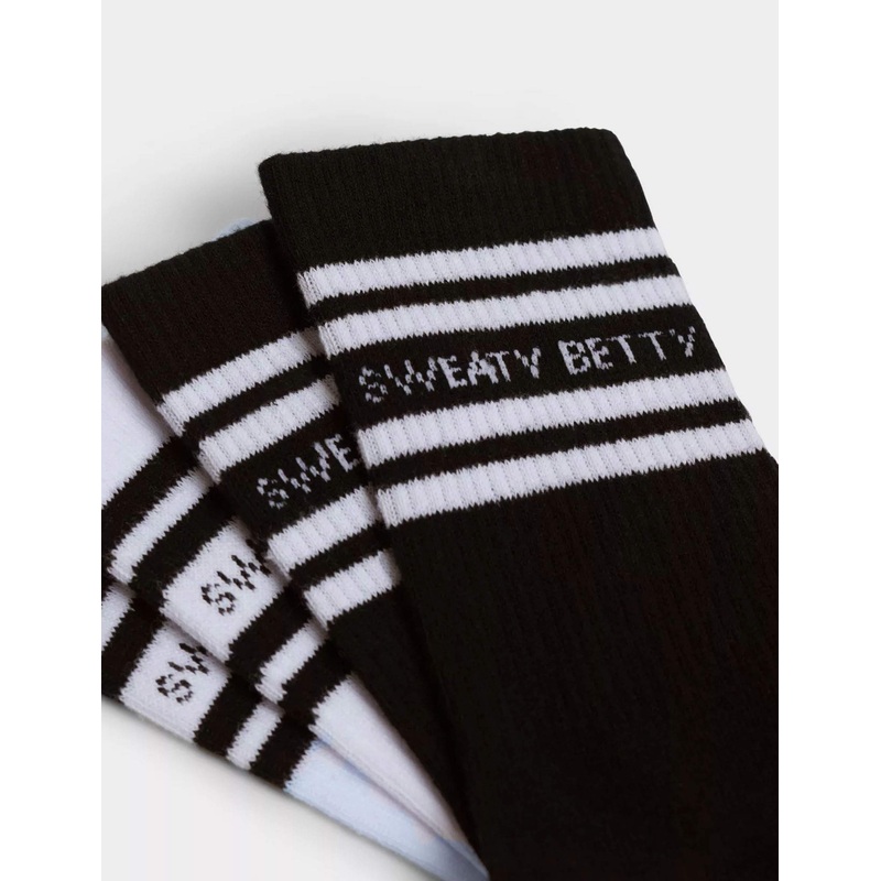 Mid Length Ankle Gripper Socks 2 pack – White