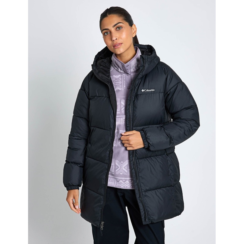 Puffect II Hooded Mid Puffer Jacket – Black
