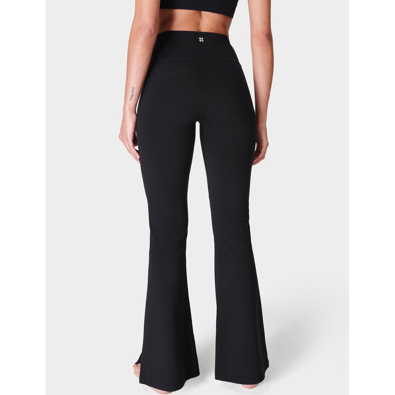 Super Soft Flare Yoga Trousers – Black