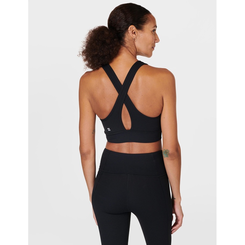 Super Soft Ultra-Lite Wrap Bra – Black