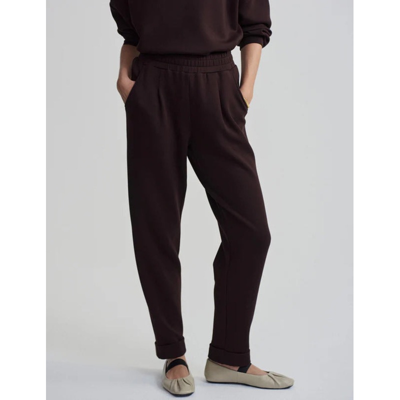 The Rolled Cuff Pant 25″ – Coffee Bean